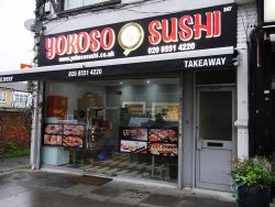 Yokoso Sushi Gants Hill, Ilford Halal restaurant