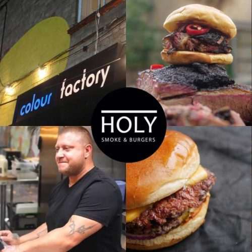 Holy Smoke & Burgers Colour Factory London Hackney