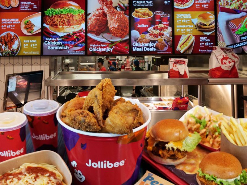 Jollibee Philippines Halal chicken fast food burger wings restaurant Leicester Square UK