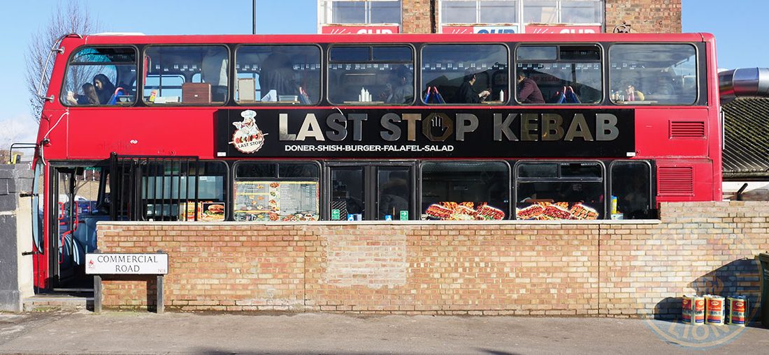 Last Stop Kebab Bus fast food restaurant Halal Turkish Edmonton - Feed