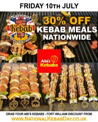 national kebab day Abi's Kebabs Fort William Scotland