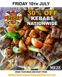 National Kebab Day Halal restaurant Meze East Bourneftl