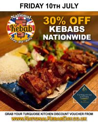 National Kebab Day Halal restaurant Turquoise Kitchenftl