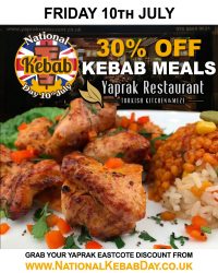 National Kebab Day Halal restaurant Yaprak-Eastcote pinner London ...