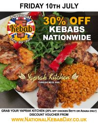 pinner National Kebab Day Halal restaurant Yaprak kitchen