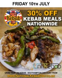 National Kebab Day Halal restaurant uni kebab southampton