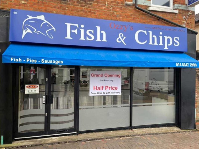 50% off as Charcoal Grill Knaphill take over Ozzy's Fish & Chips - Feed ...