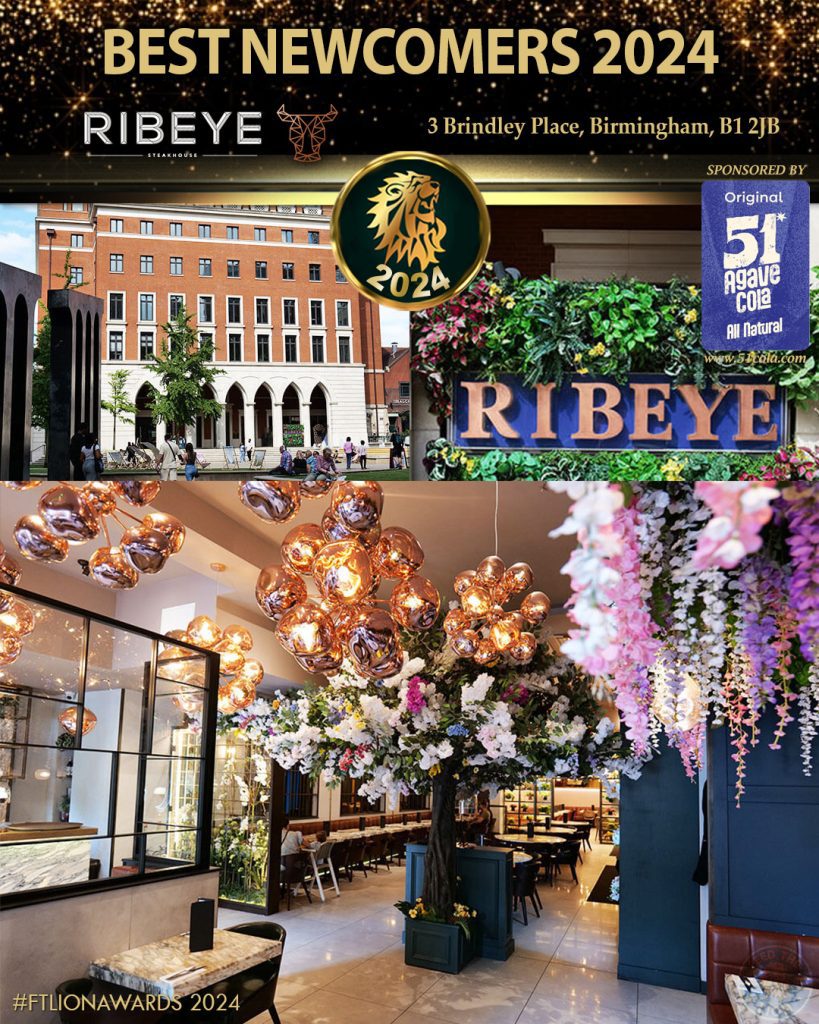 ribeye-birmingham-restaurant Best newcomer Awards Feed the Lion FtLion 2024