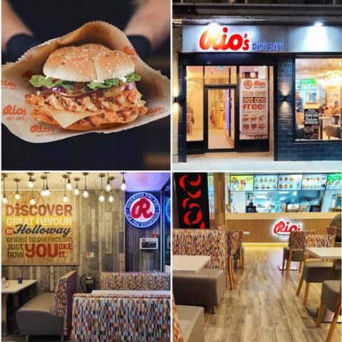 Rio's Piri Piri Halal Restaurant Burgers Chicken London Holloway