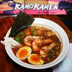 Ramo Raman Halal restaurant Filipino Japanese Camden London