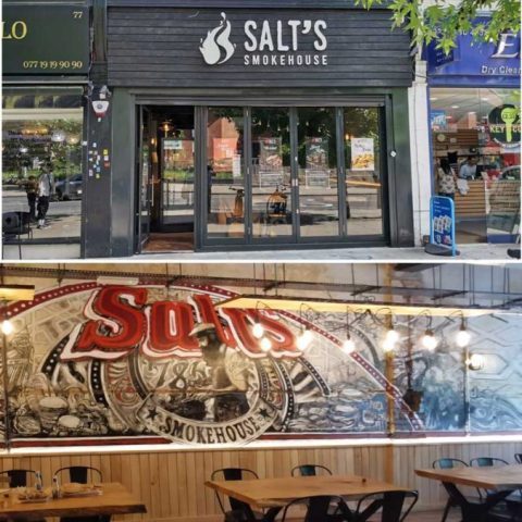Salt's Smokehouse Halal Restaurant Burgers Ealing London