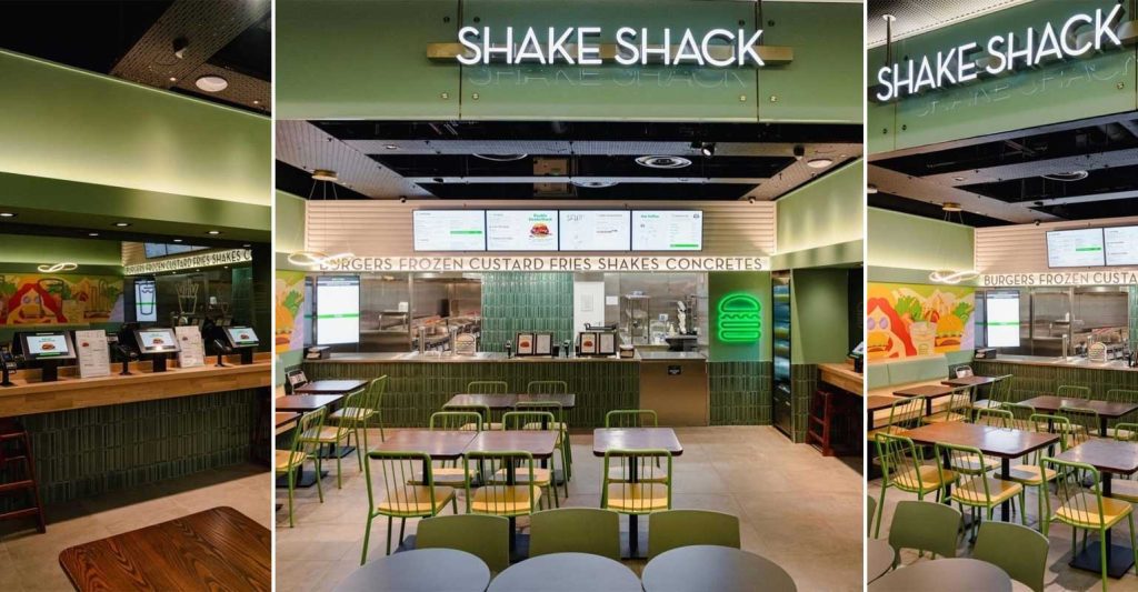 Shake Shack Halal Burgers Restaurant St. Pancras Train Station London