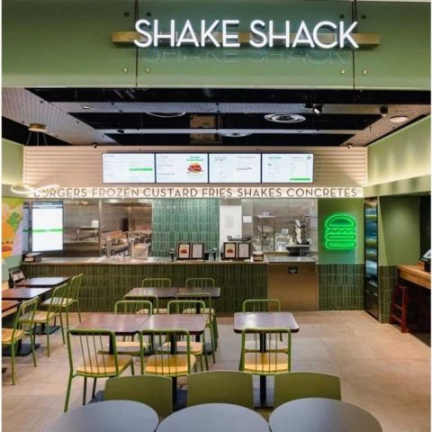 Shake Shack Halal Burgers Restaurant St. Pancras Train Station London