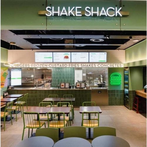 Shake Shack Halal Burgers Restaurant St. Pancras Train Station London