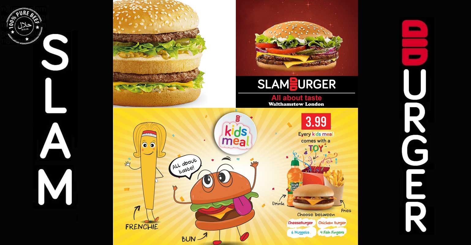 Slam burger just eat deals