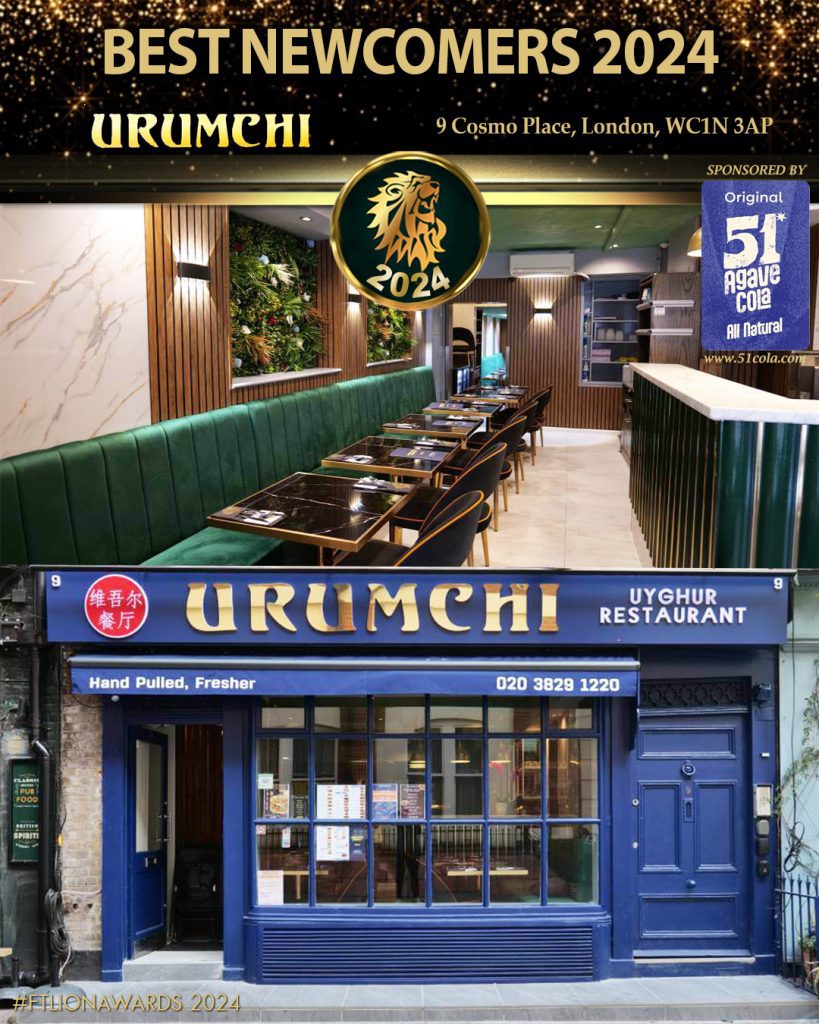 urumchi-uyghur-restaurant-London Best newcomer Awards Feed the Lion FtLion 2024